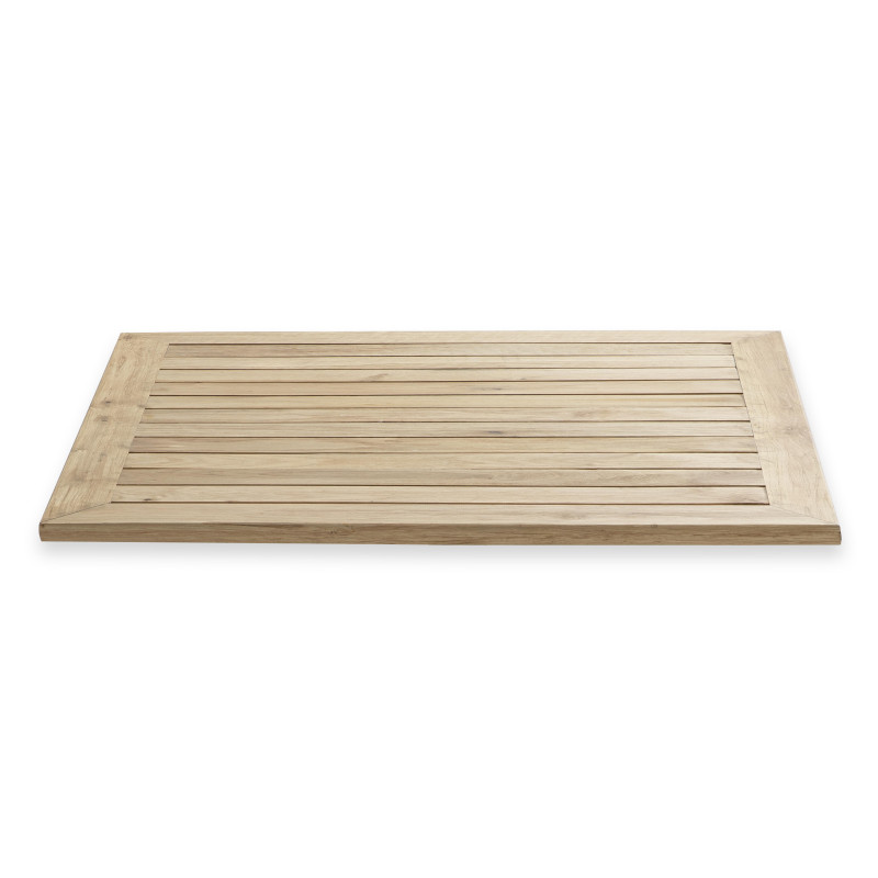 Plateau de table carrée en bois (70 cm) - 4 places