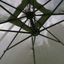 Ensemble parasol déporté inclinable 160g/m² (3 x 3m) + 4 dalles lestées