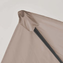 Ensemble parasol déporté (4 x 3m) 240g/m² + 4 dalles à lester remplissables