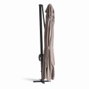 Ensemble parasol déporté (4 x 3m) 240g/m² + 4 dalles à lester remplissables