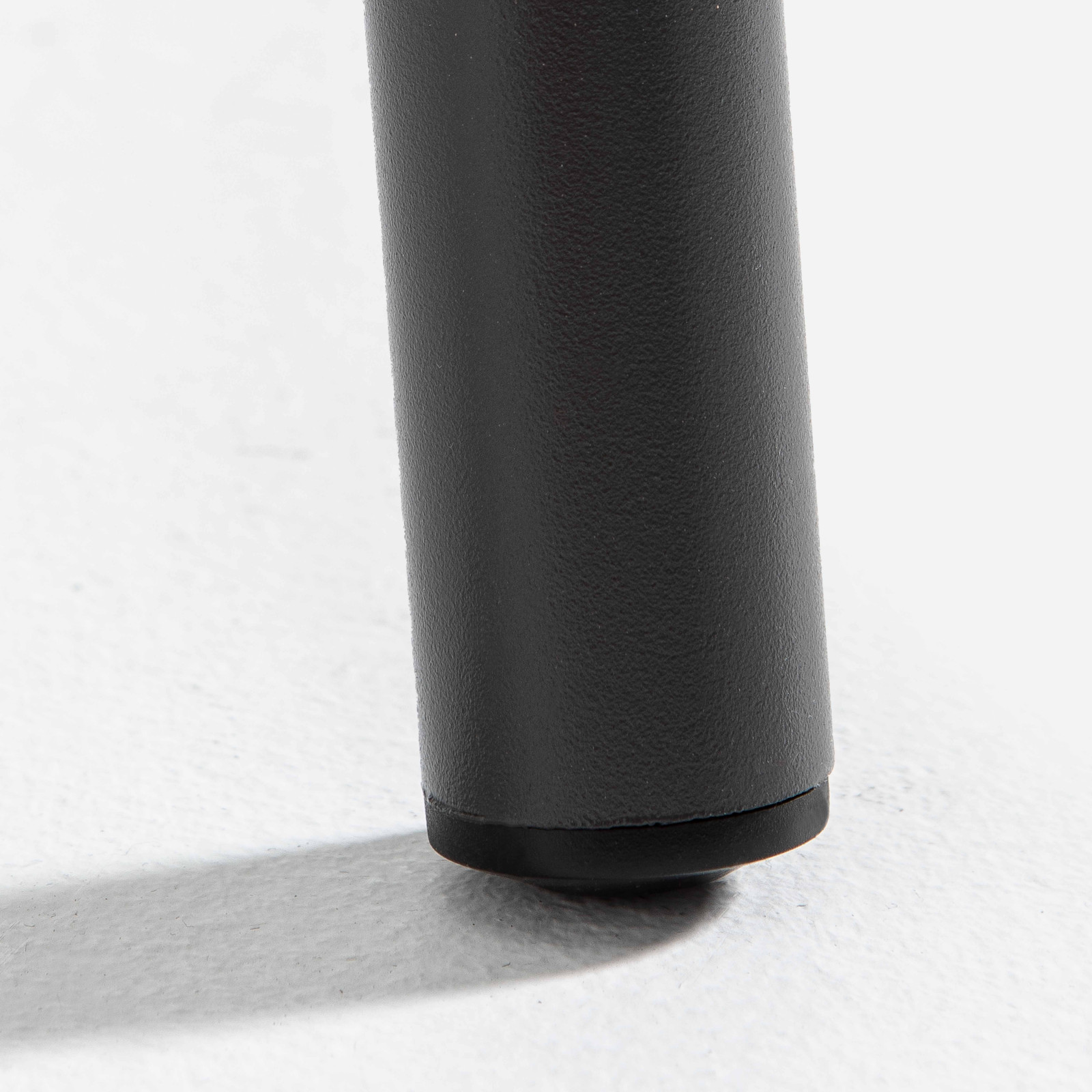 Table haute rectangulaire en métal 120 cm - 6 places