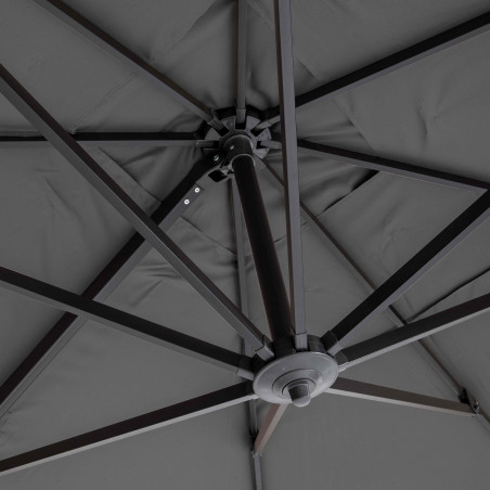 Parasol déporté rectangulaire (2x3m) - 240g/m²
