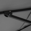 Parasol déporté aluminium (3x3m) - 250g/m²