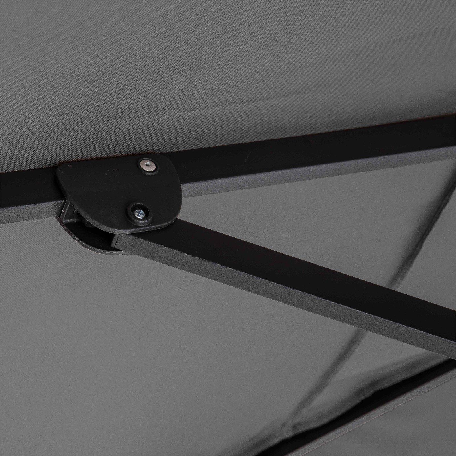 Parasol déporté aluminium (3x3m) - 250g/m²