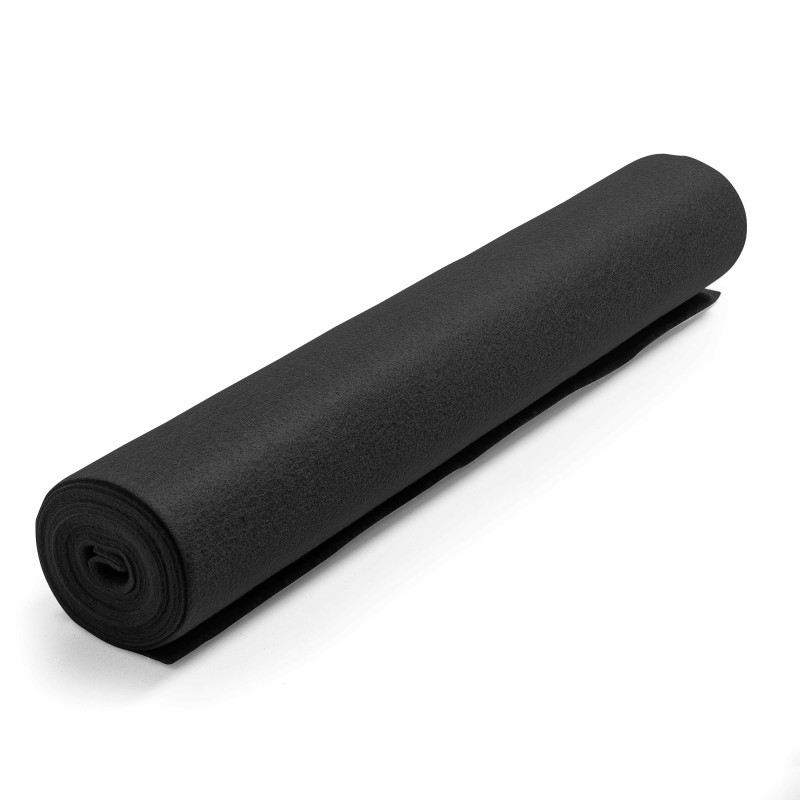 Rouleau de moquette 2x5m 250 g/m2 - Noir