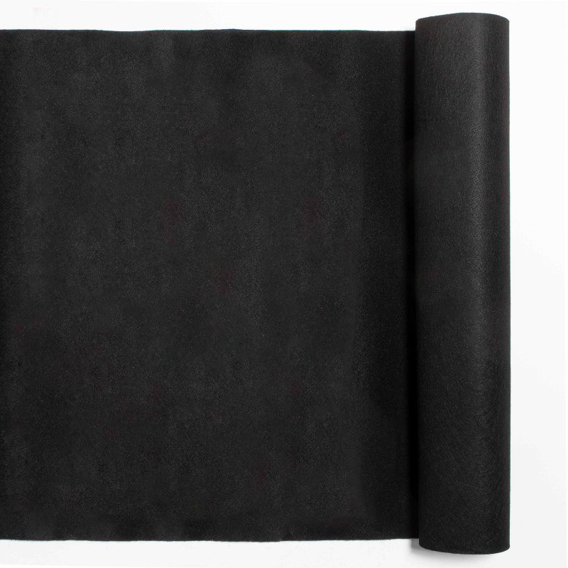 Rouleau de moquette 2x5m 250 g/m2 - Noir