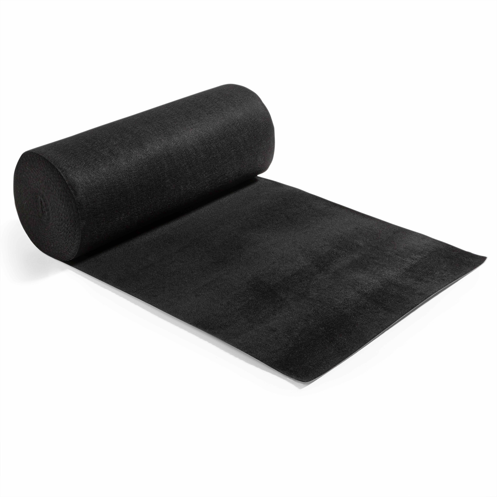 Rouleau de moquette 2x25 m 250 g/m2 - Noir