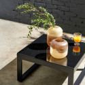 Salon de jardin d'angle en aluminium - 5 places