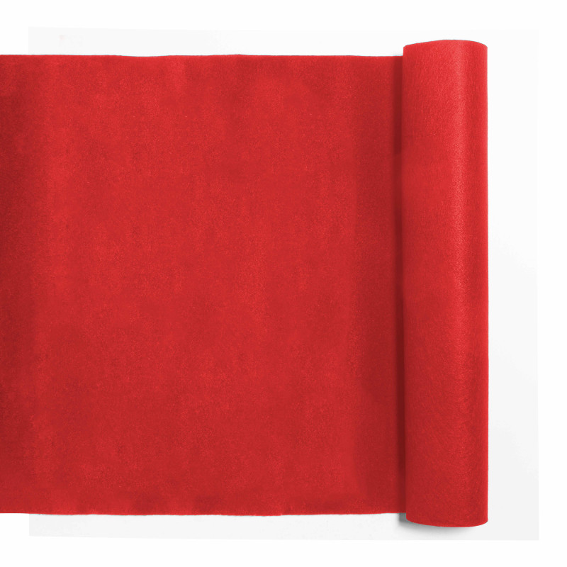 Rouleau de moquette 1x5 m 250 g/m2 - Rouge