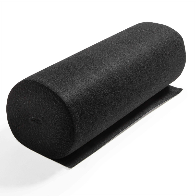 Rouleau de moquette 1x25m 250 g/m2 - Noir