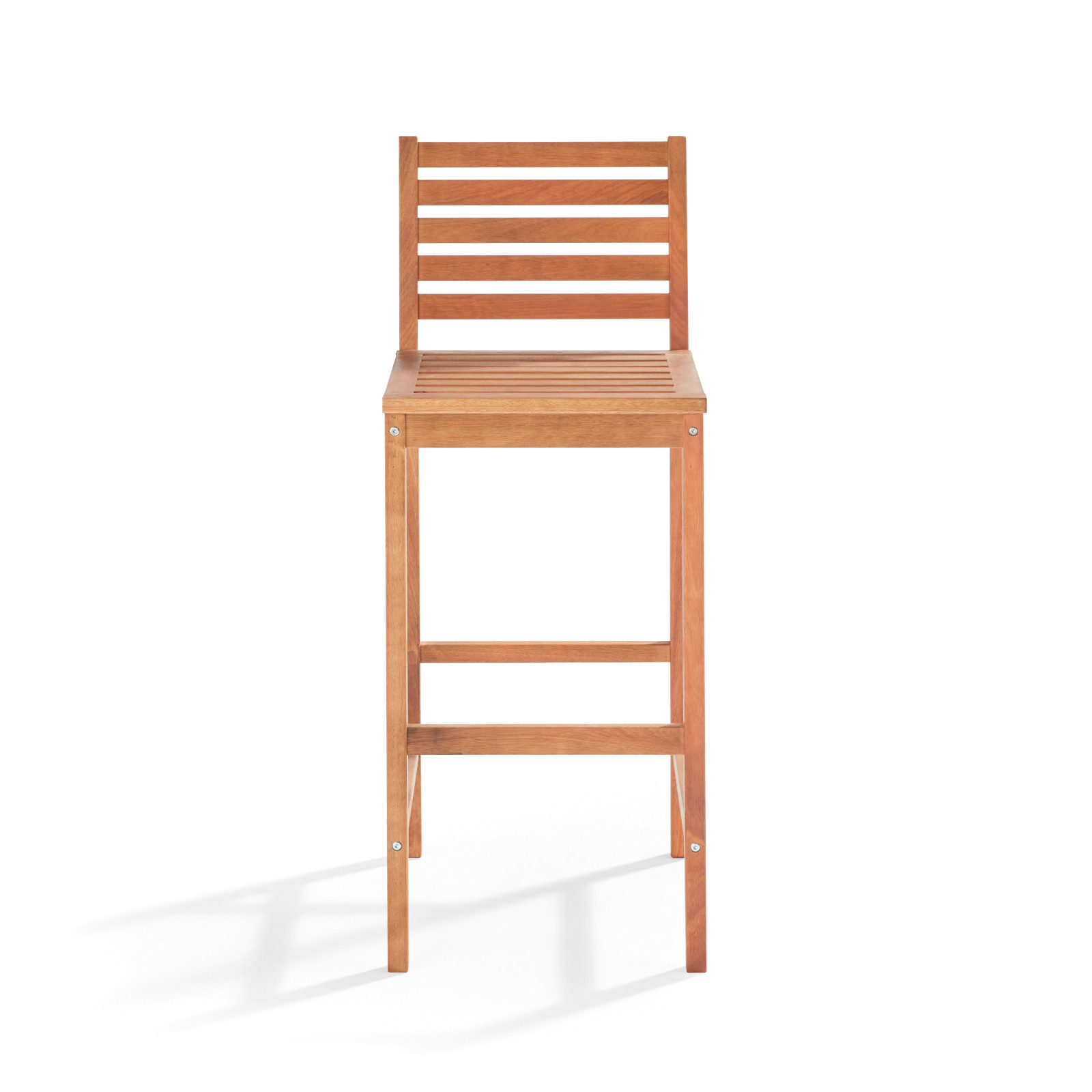 Chaise haute en bois d'eucalyptus Chaise haute en bois d'eucalyptus