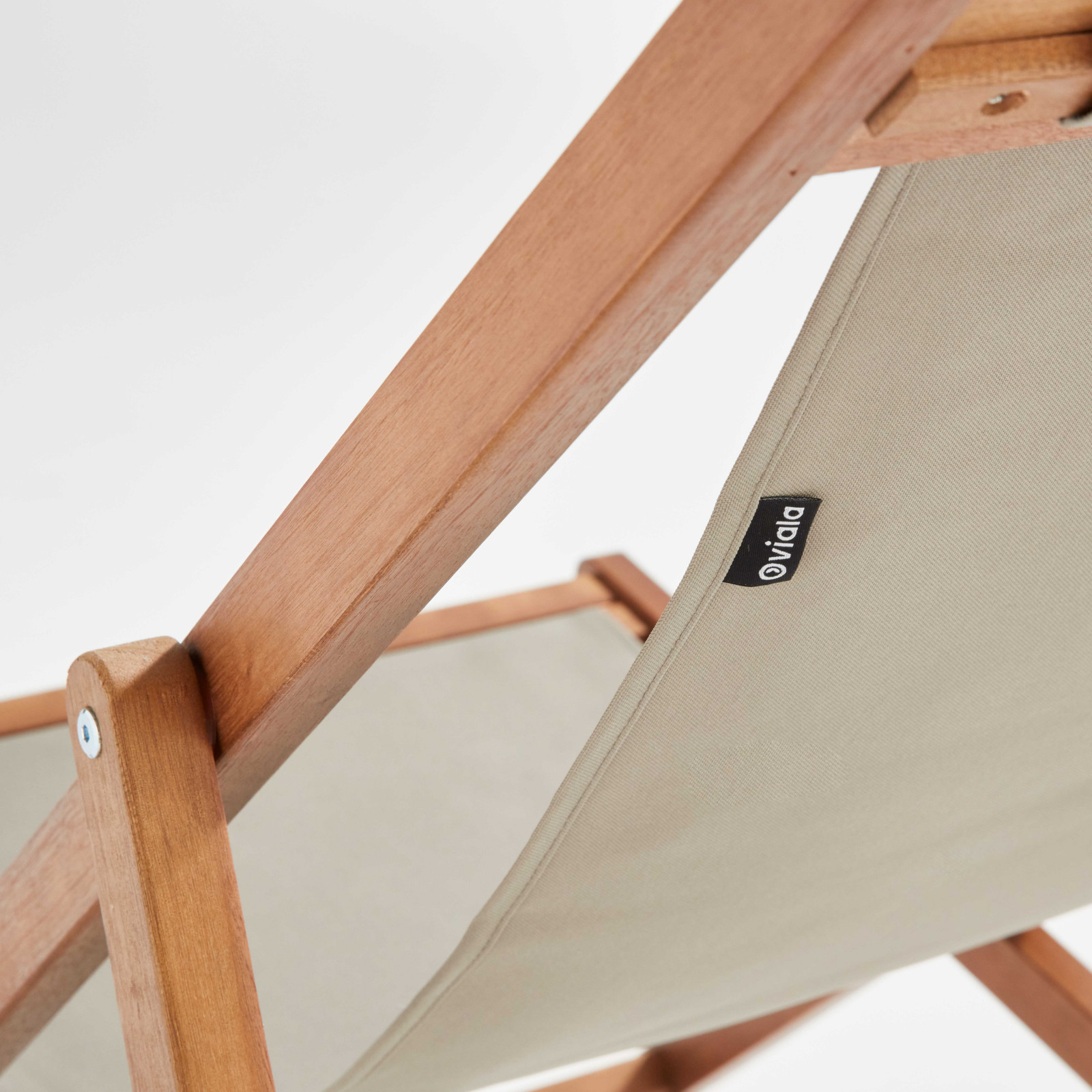 Lot de 2 chiliennes en eucalyptus inclinables