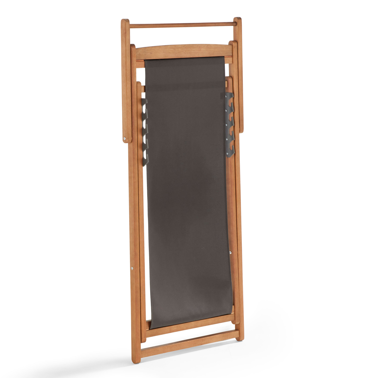 Lot de 2 chiliennes en eucalyptus inclinables