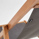 Lot de 2 chiliennes en eucalyptus inclinables