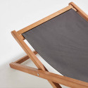 Lot de 2 chiliennes en eucalyptus inclinables
