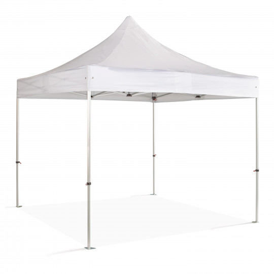 Tente pliante blanche PRO 40MM 3 x 3 m 300g/m² réglable | Mobeventpro