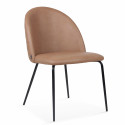 Lot de 2 chaises en cuir synthétique