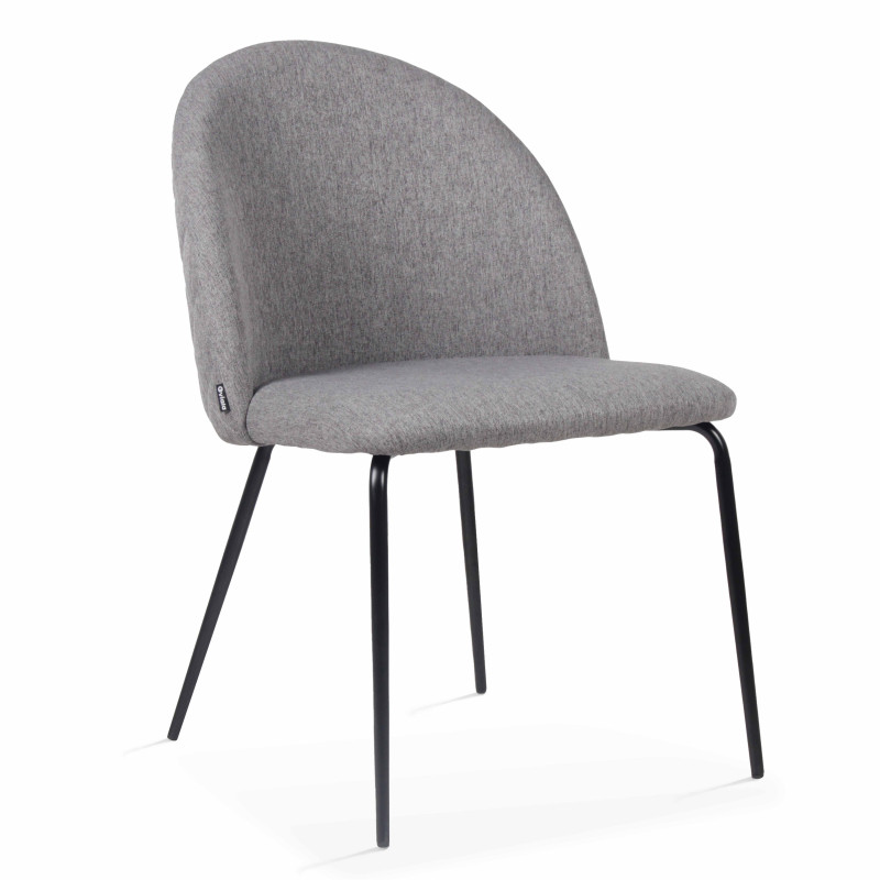 Lot de 4 chaises en tissu (2/3)