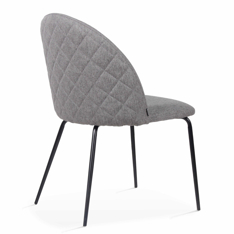 Lot de 4 chaises en tissu