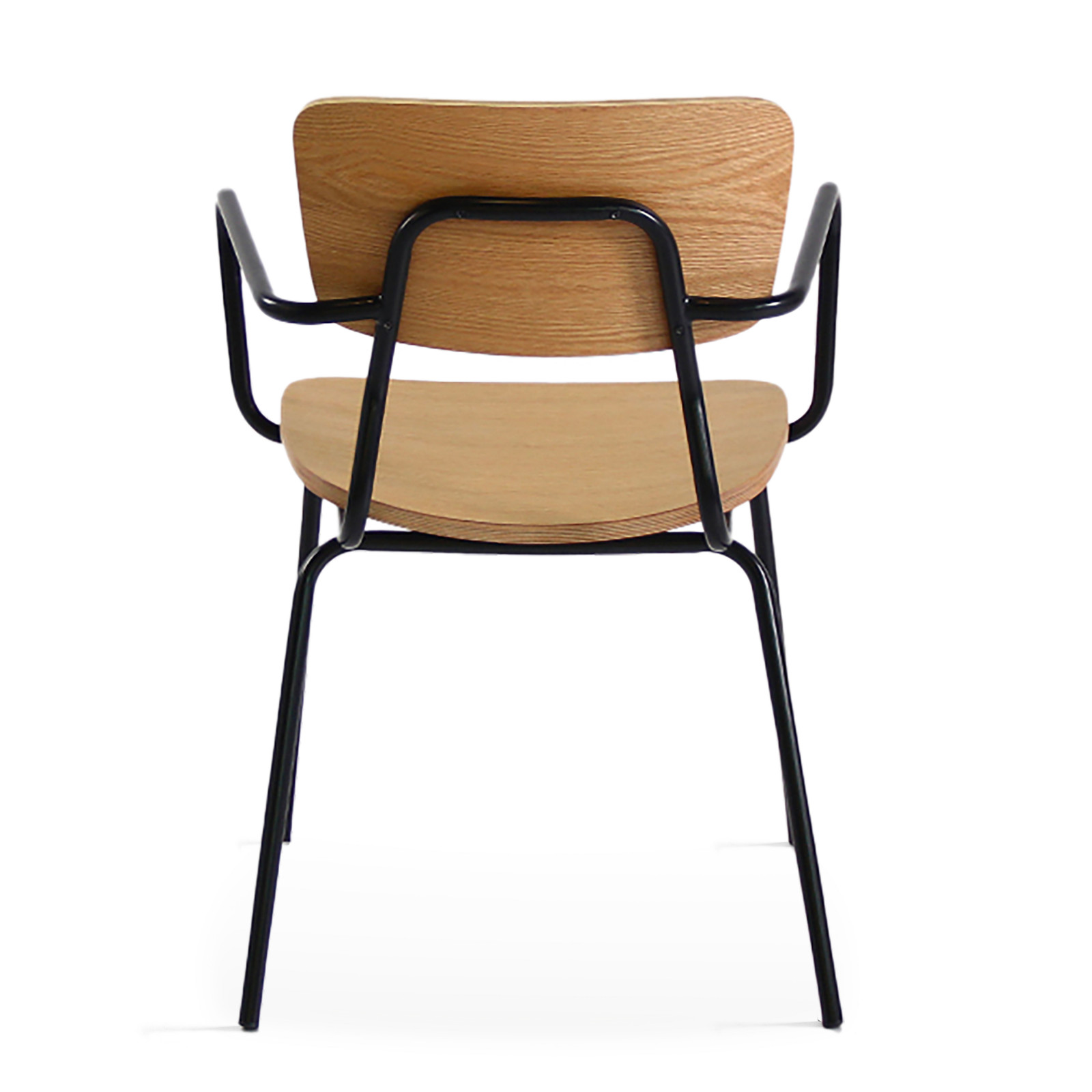 Lot de 2 chaises avec accoudoirs en bois Lot de 2 chaises avec accoudoirs en bois