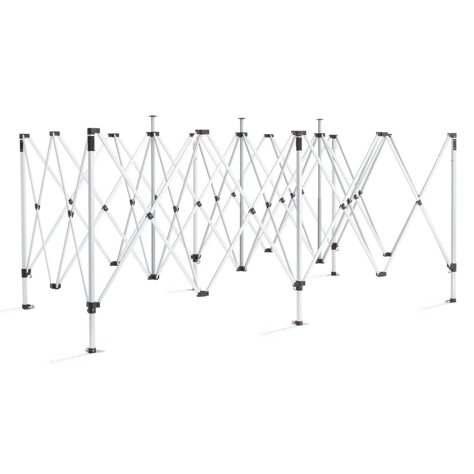 Structure en aluminium pour tente pliante 3x6m Structure en aluminium pour tente pliante 3x6m