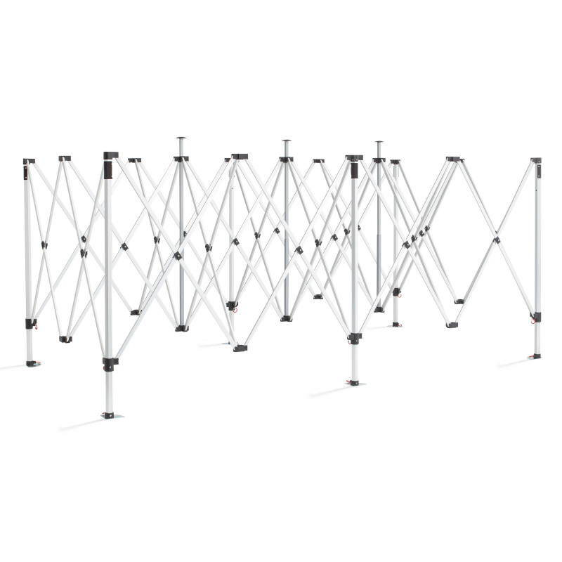 Structure en aluminium pour tente pliante 3x6m