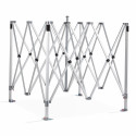 Tente pliante 4x4m 520g/m² 50MM blanche - M2