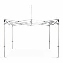 Tente pliante 4x4m 520g/m² 50MM blanche - M2