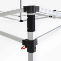 Structure en aluminium pour tente pliante 4x4m