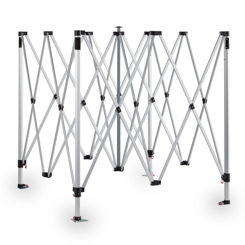 Structure en aluminium pour tente pliante 4x4m