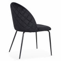 Lot de 4 chaises en velours