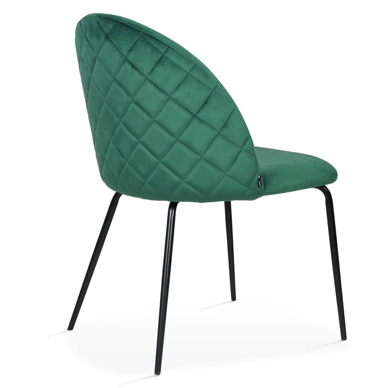 Lot de 4 chaises en velours (2/6)