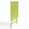 Table carrée pliante en métal (70x70 cm) - 4 places