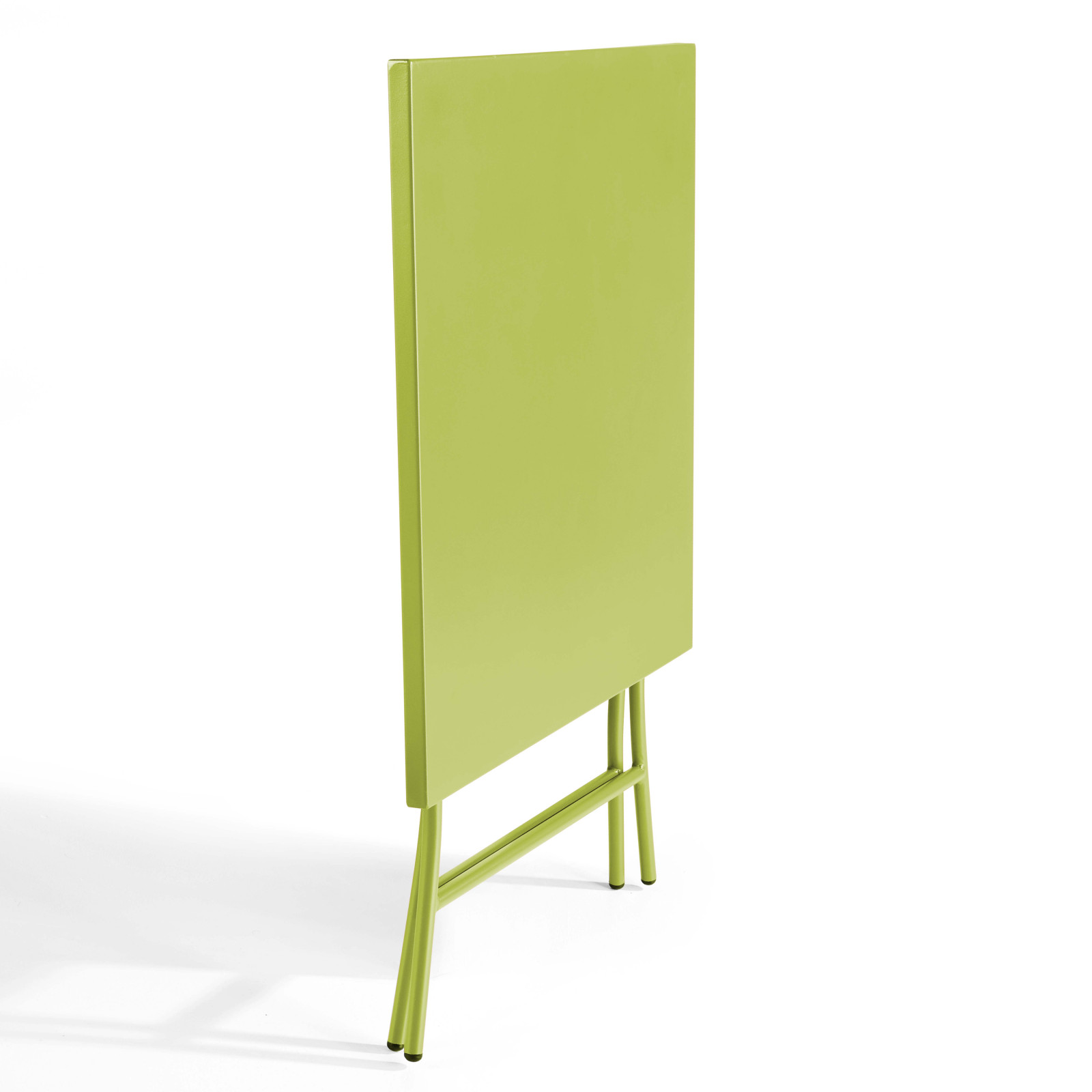 Table carrée pliante en métal (70x70 cm) - 4 places