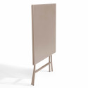 Table carrée pliante en métal (70x70 cm) - 4 places