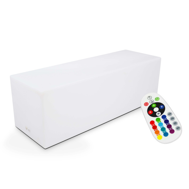 Banc LED étanche sans fil - 120x40x40cm