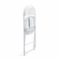 6 chaises pliantes de réception ajourées