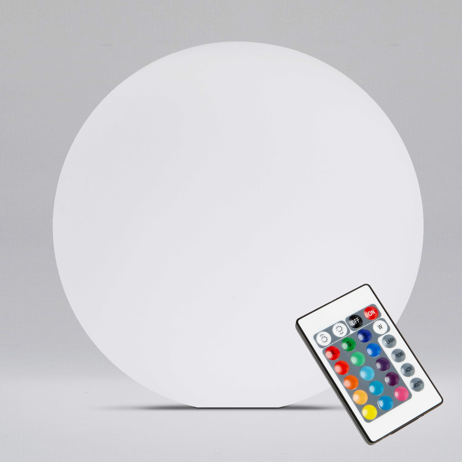 Boule LED rechargeable de Ø50 cm multicolore sans fil