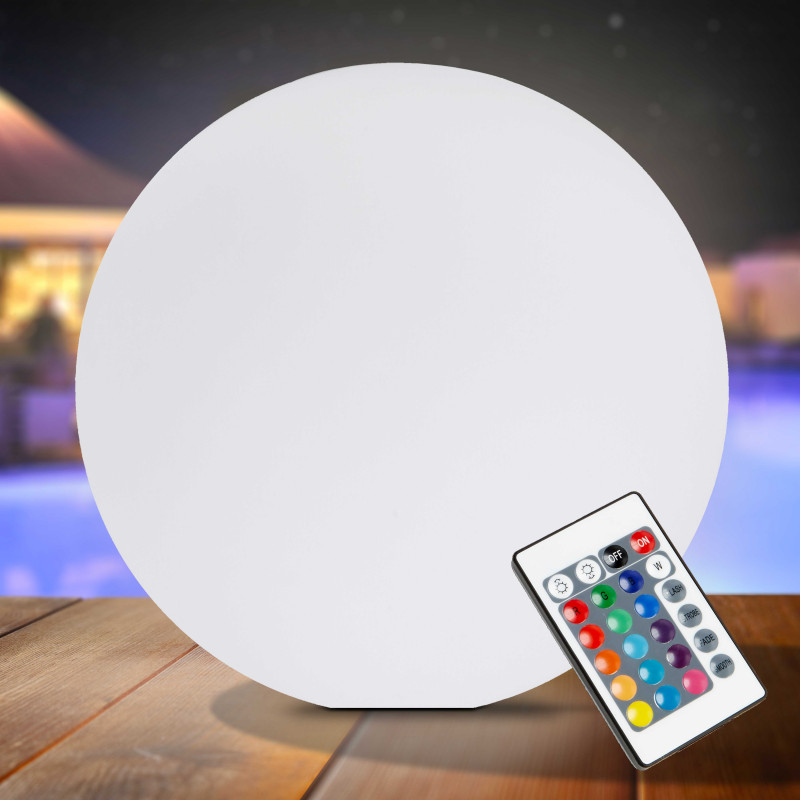 Boule LED rechargeable multicolore - Ø50cm