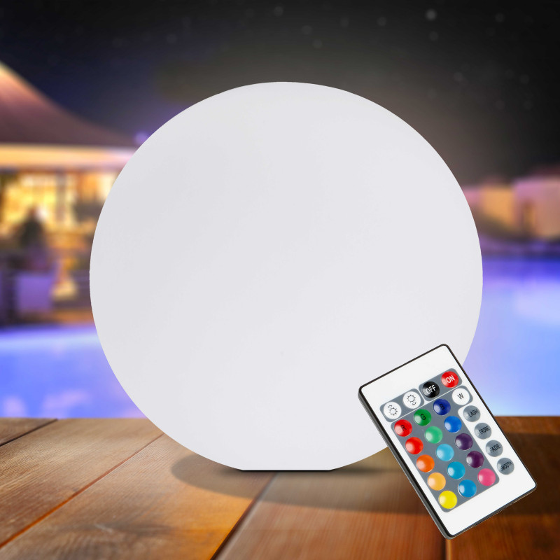 Boule LED rechargeable multicolore - Ø40cm