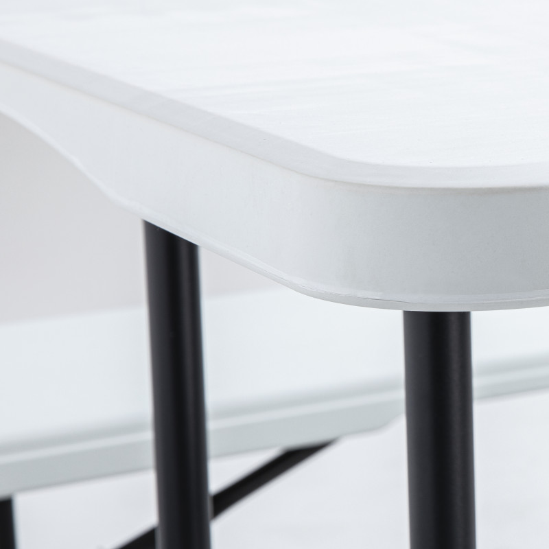 Lot de 5 tables pliantes 244cm