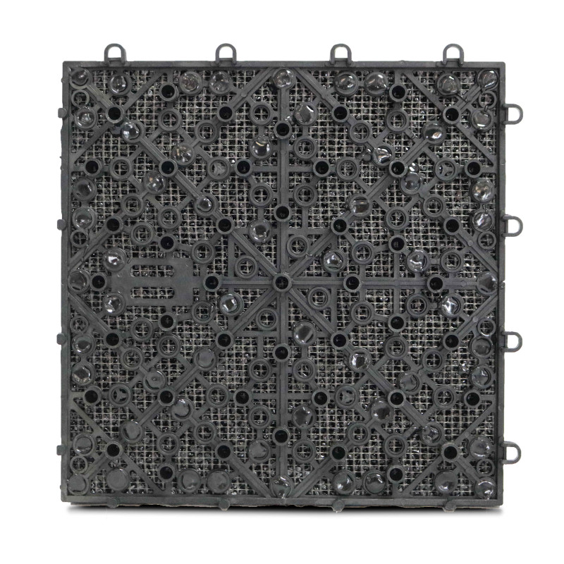 8 Dalles de terrasse gravillon noir (2/5)