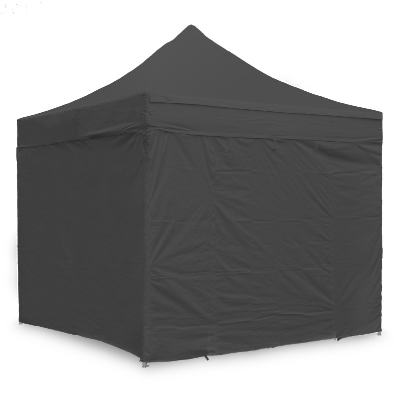 Mur porte zippable gris 3m - 300g/m²