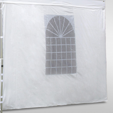 Mur fenêtre blanc 4m - 300g/m²