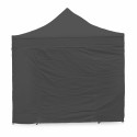 Mur porte zippable gris 4m - 300g/m²