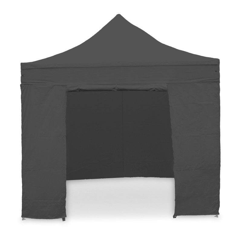 Mur porte zippable gris 4m - 300g/m²