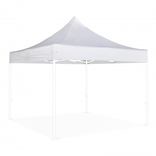 Bâche de toit blanche 3x3m 480g/m² - M2