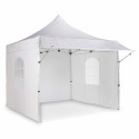 Auvent blanc pour tente pliante 4m - 300g/m²