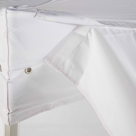 Auvent blanc pour tente pliante 4m - 300g/m²