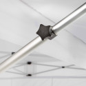 Auvent blanc pour tente pliante 3m - 300g/m²
